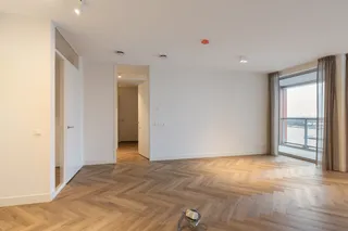 Nieuwbouw aan de Maas met skyline zicht