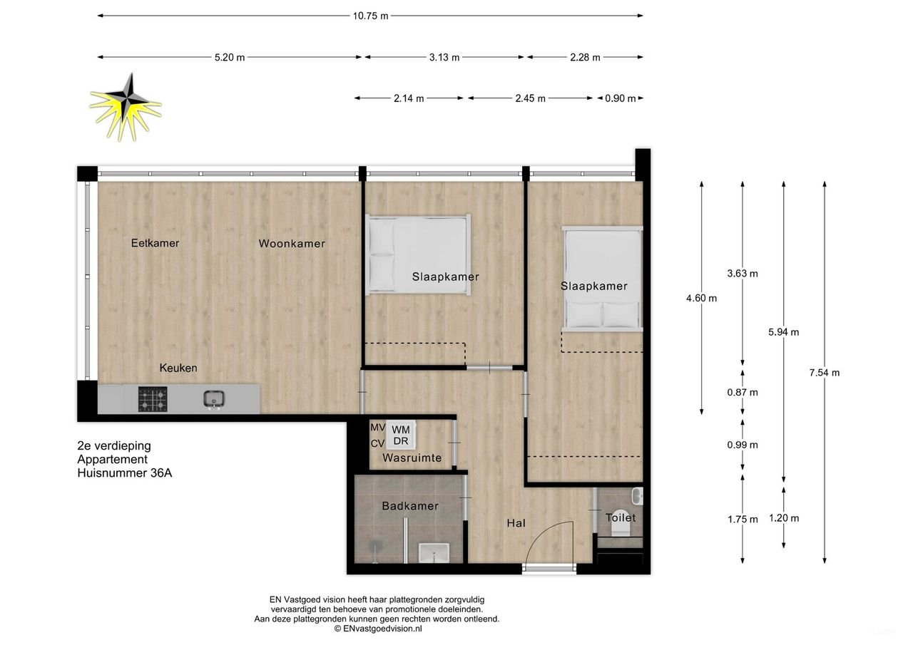 Modern 3-kamerappartement in hartje Wormer - Afbeelding 18