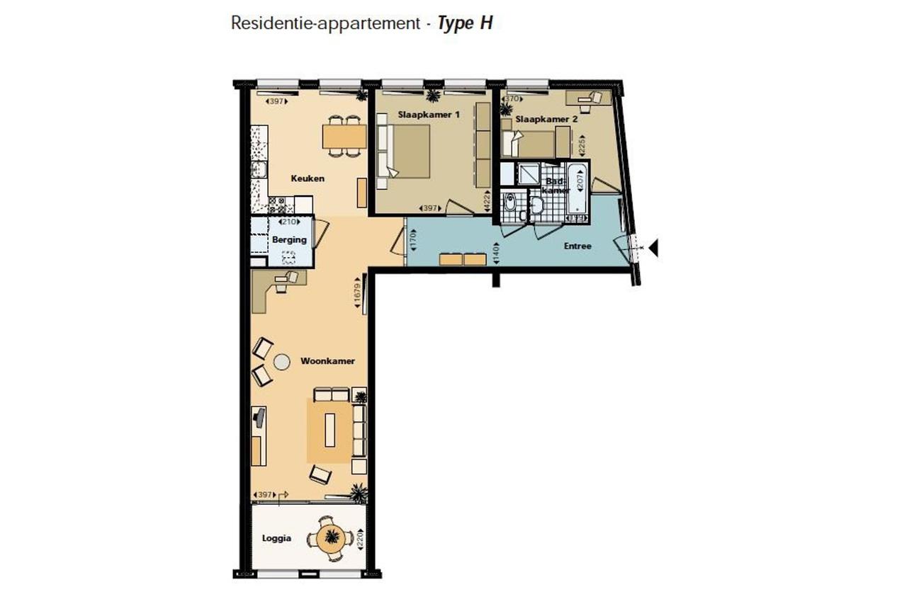 104 m² met 2 slaapkamers in Wyck - Afbeelding 20