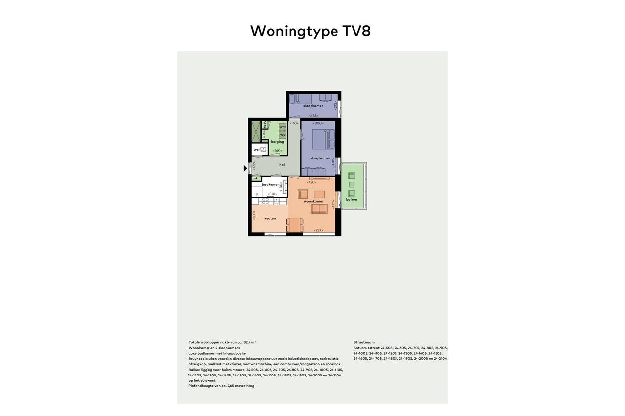 Gasloos 3-kamer appartement Binckhorst - Afbeelding 2