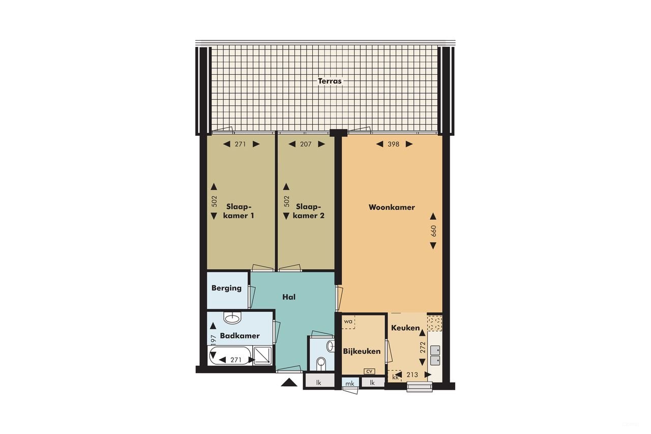 Driekamerwoning met groot zonnig terras (50+) - Afbeelding 2
