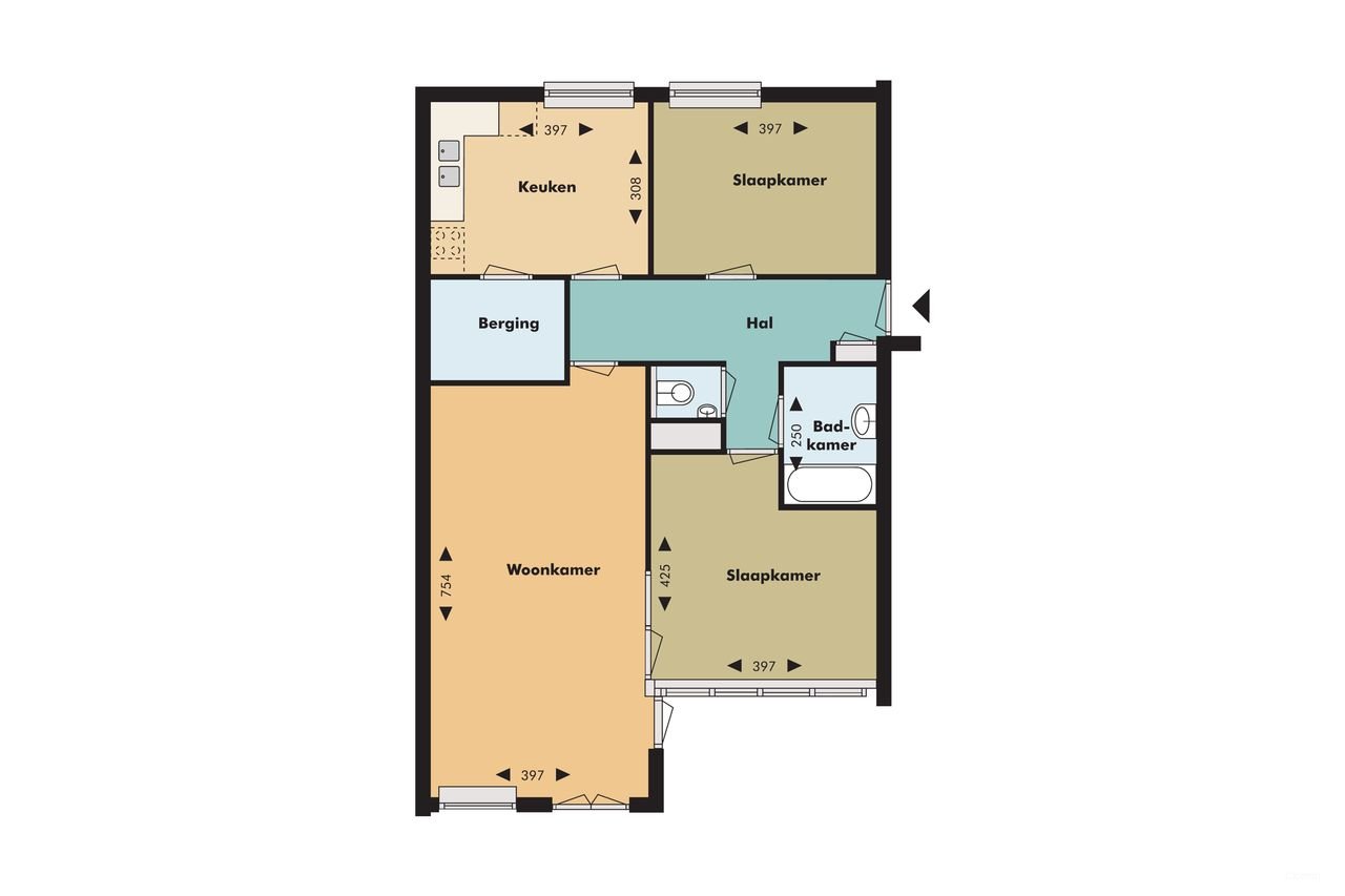 Spacious apartment bordering Schothorstpark - Image 20