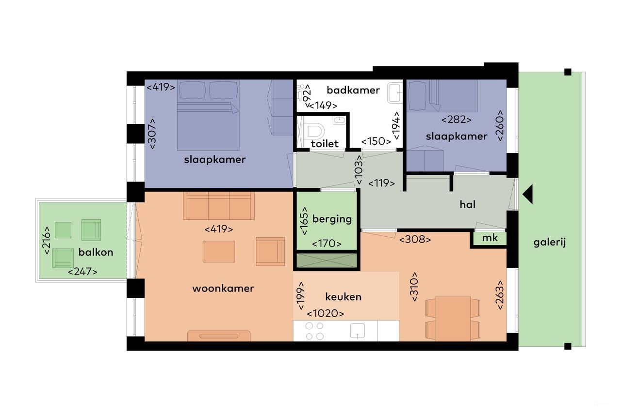 Modern 3-kamerappartement met A++++ - Afbeelding 25