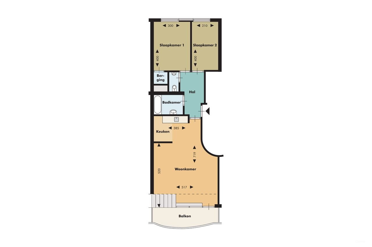 Appartement aan de Rotte met uitzicht - Afbeelding 2