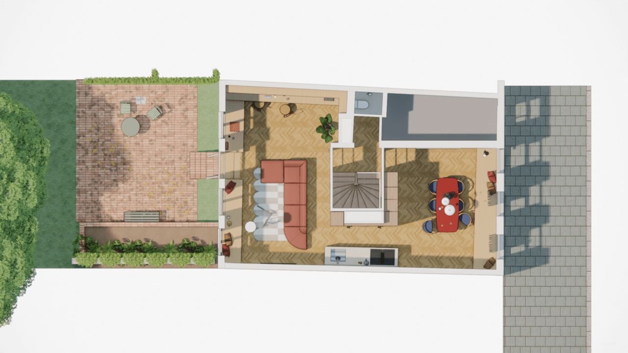 Benedenhuis van 124 m² met tuin op Rapenburg - Afbeelding 7