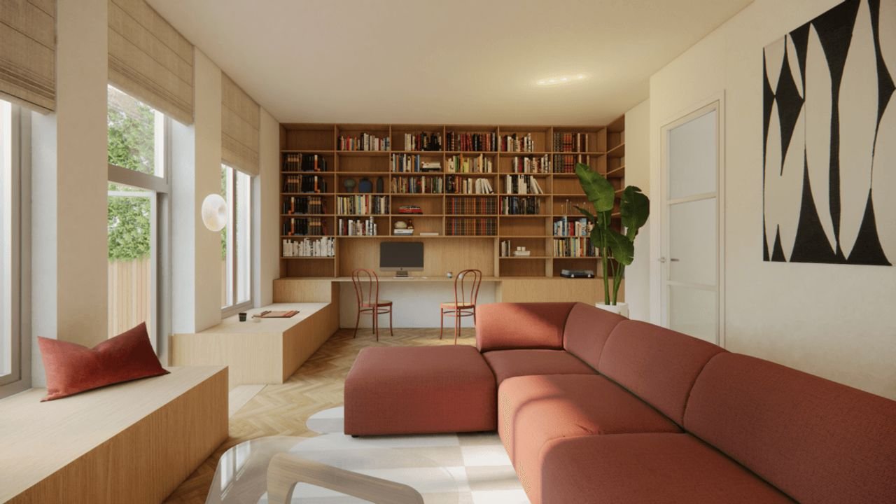 Benedenhuis van 124 m² met tuin op Rapenburg - Afbeelding 2