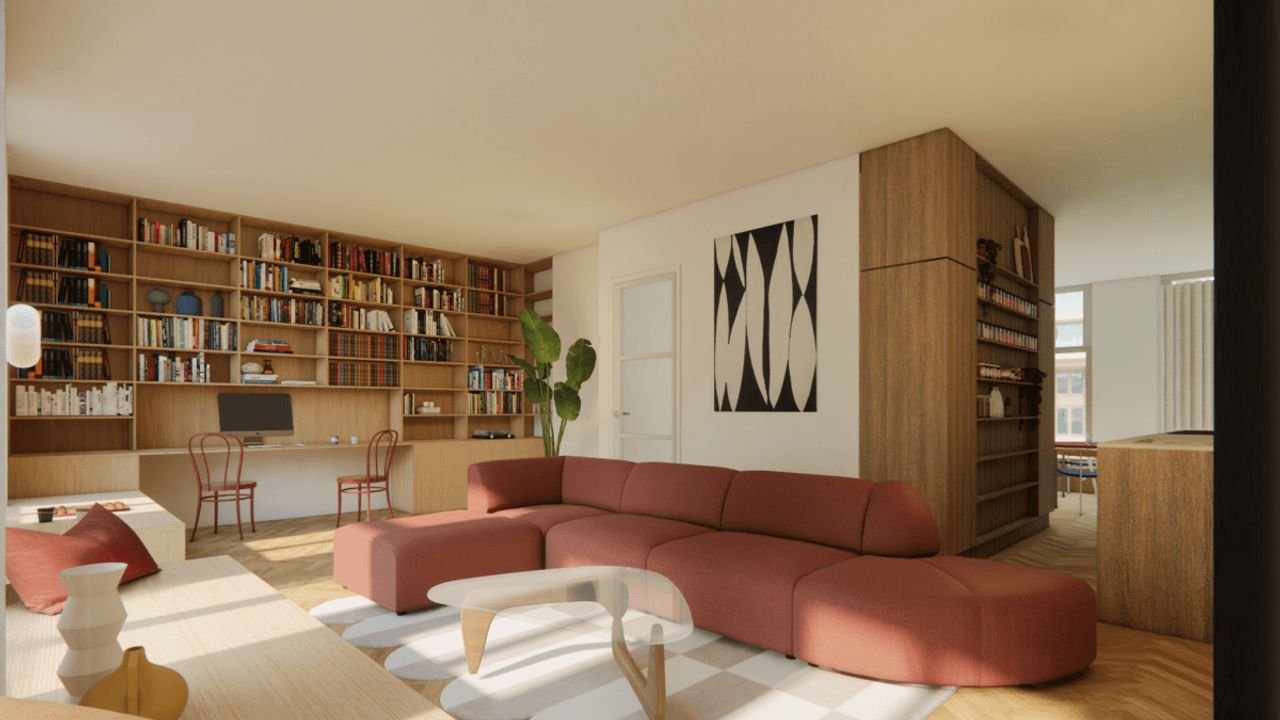 Benedenhuis van 124 m² met tuin op Rapenburg - Afbeelding 1