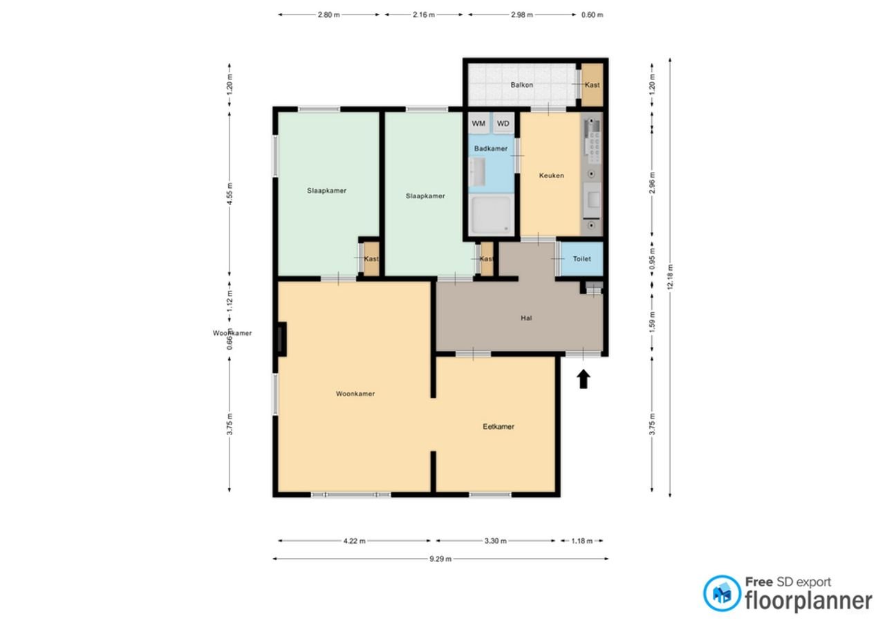 Corner apartment near the IJzeren Vrouw - Image 12