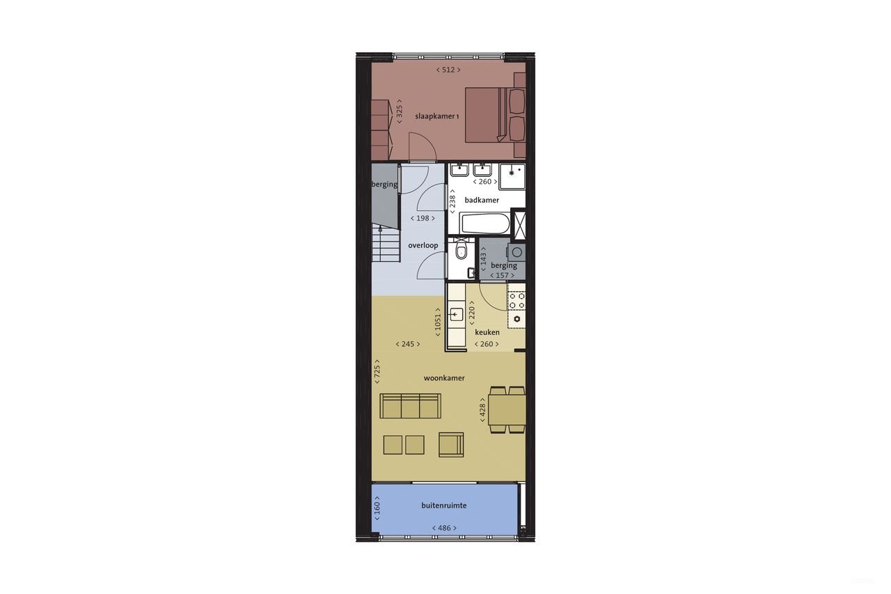 Ruim 4-kamerappartement van 100m² - Afbeelding 2