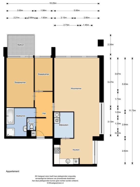 106 m² appartement met parkeerplek - Afbeelding 10