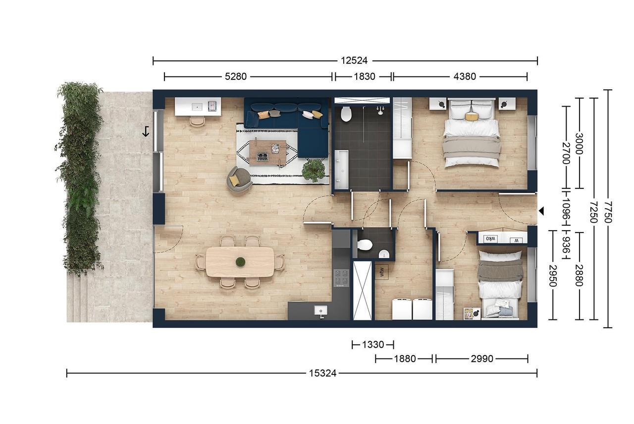 83 m² appartement met terras in Rotterdam - Afbeelding 10