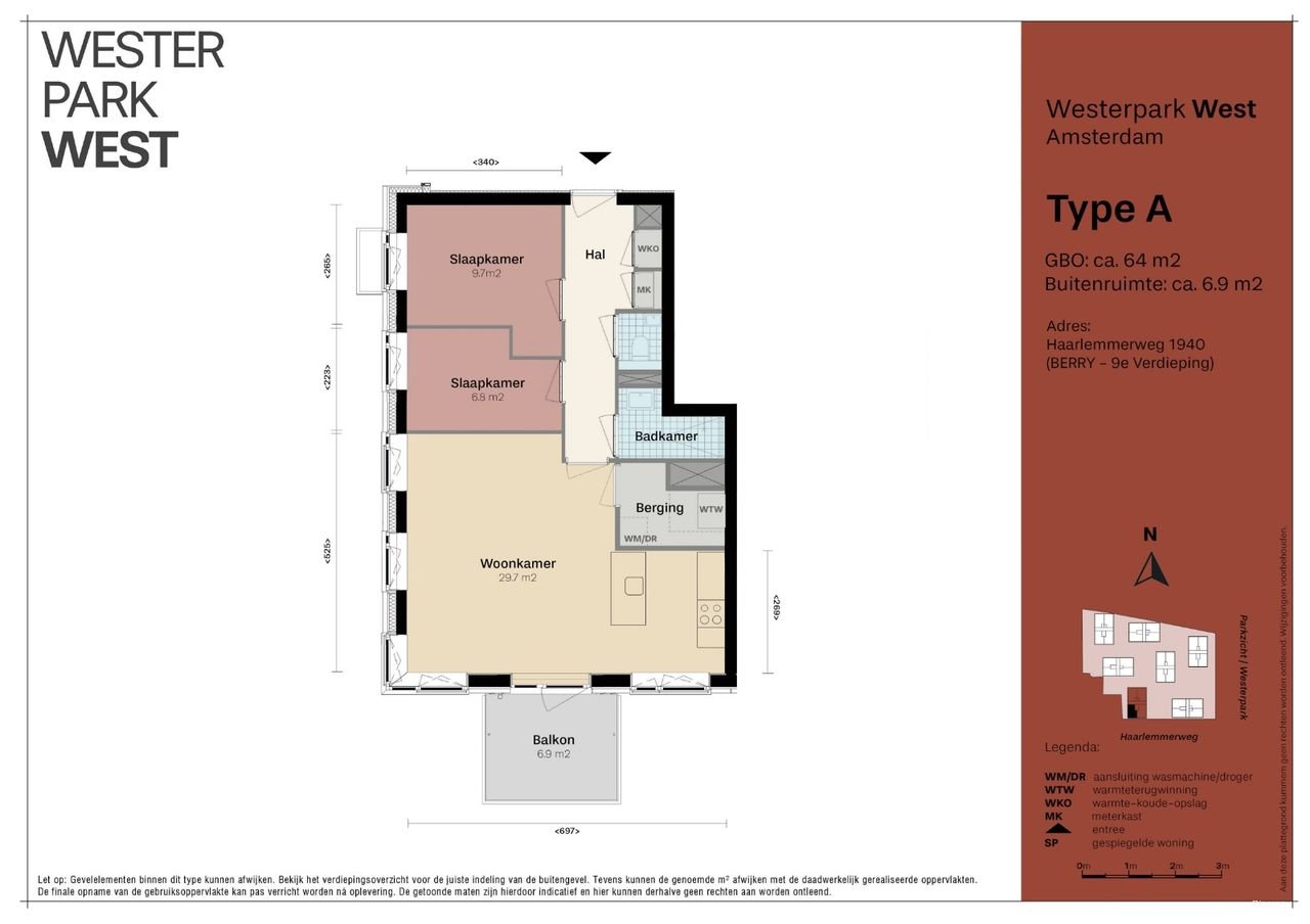 Licht penthouse aan het Westerpark - Afbeelding 18