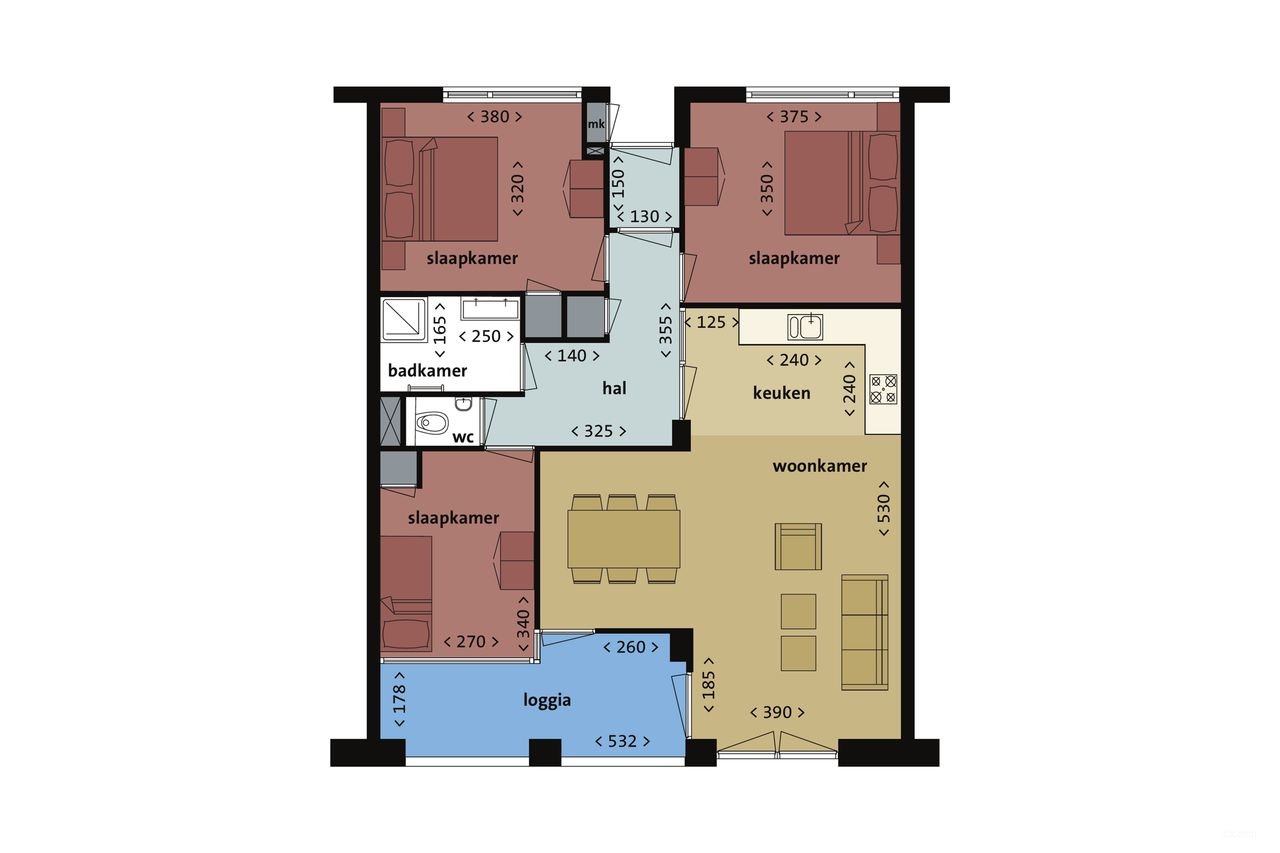 Spacious apartment on the Spuiboulevard - Image 2