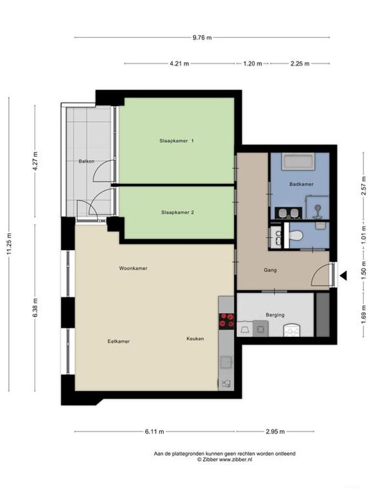 Modern A+++ appartement met zonnig balkon - Afbeelding 17