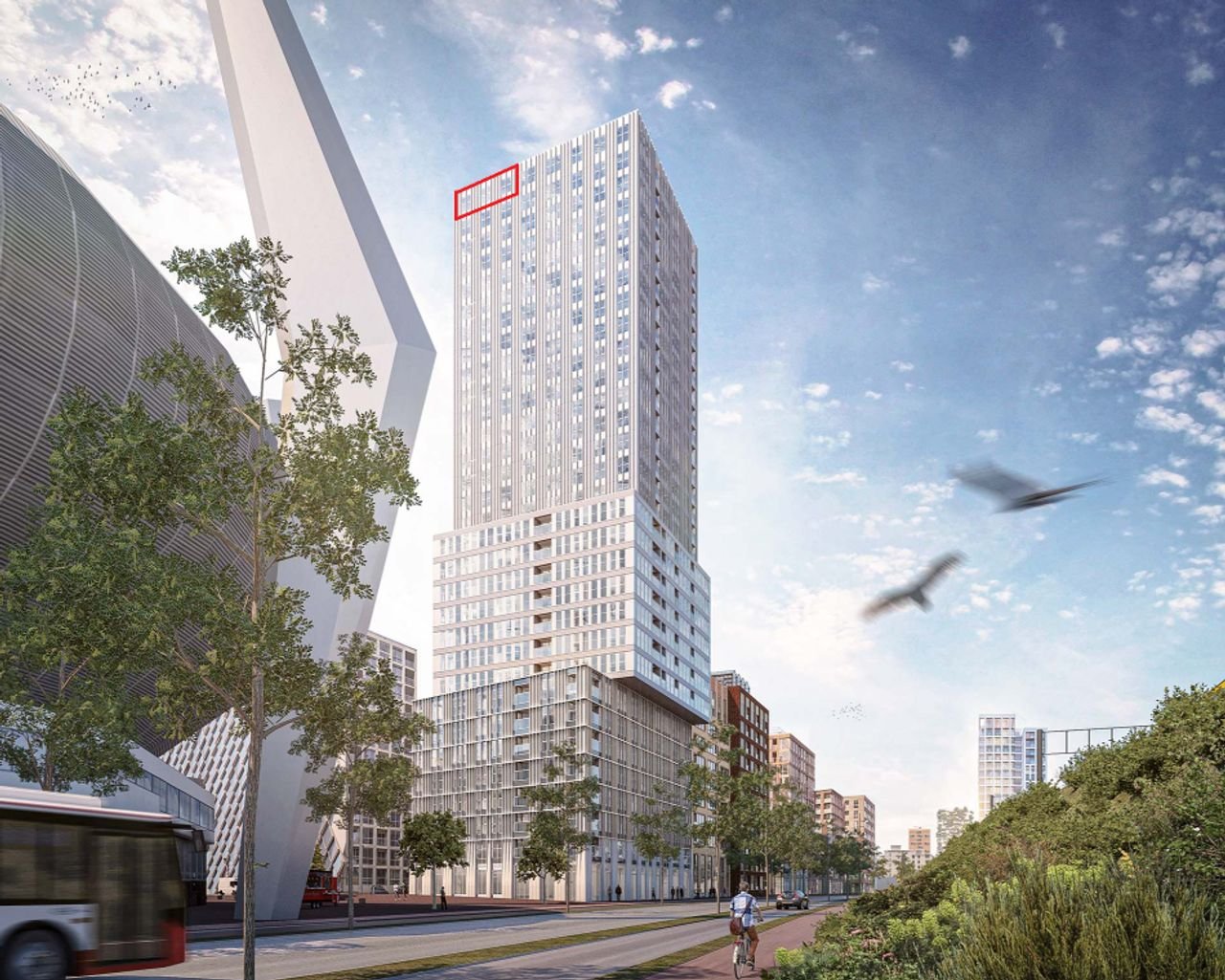 Penthouse op de 31e etage met weids uitzicht - Afbeelding 2