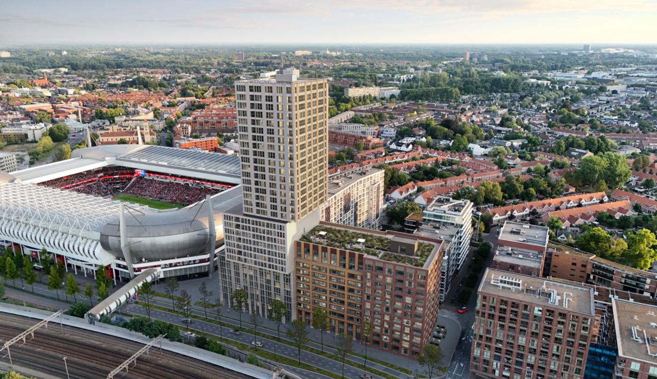 Studio van 52 m² naast Philips Stadion - Afbeelding 1