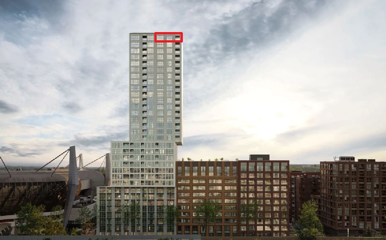 Penthouse op 31 hoog naast Philips Stadion - Afbeelding 2