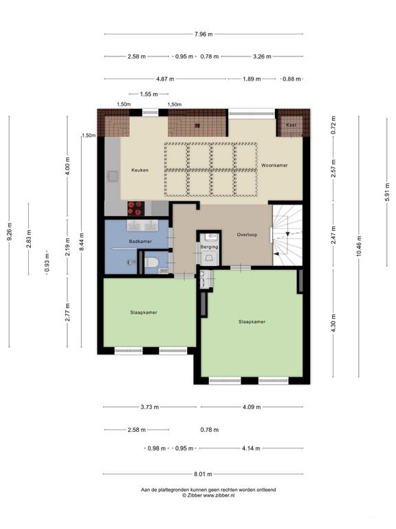 Lumeijstraat: 80m² met enorm dakterras - Afbeelding 17