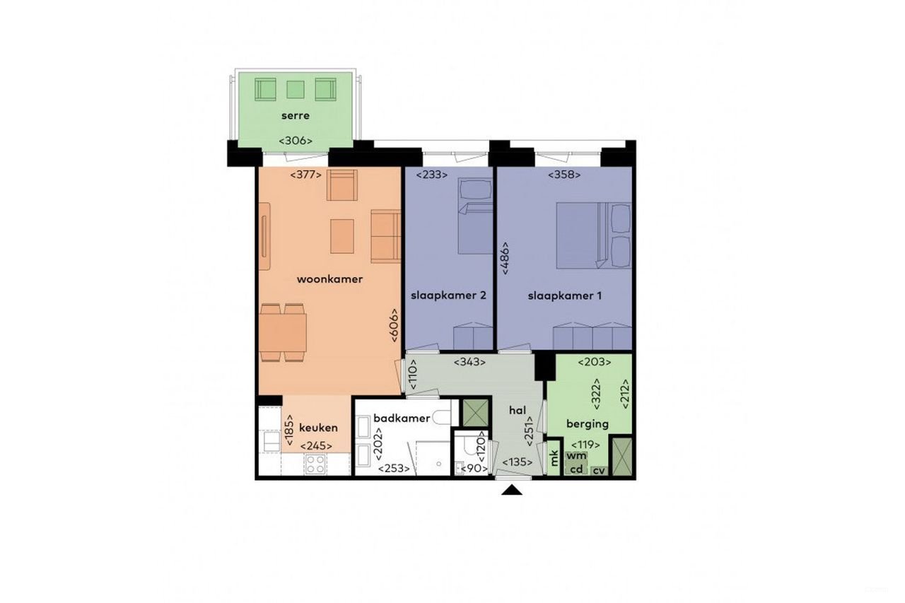 Modern 3-kamerappartement met serre en label A+ - Afbeelding 20