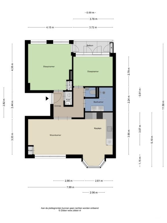 Licht appartement met luxe keuken in West - Afbeelding 20