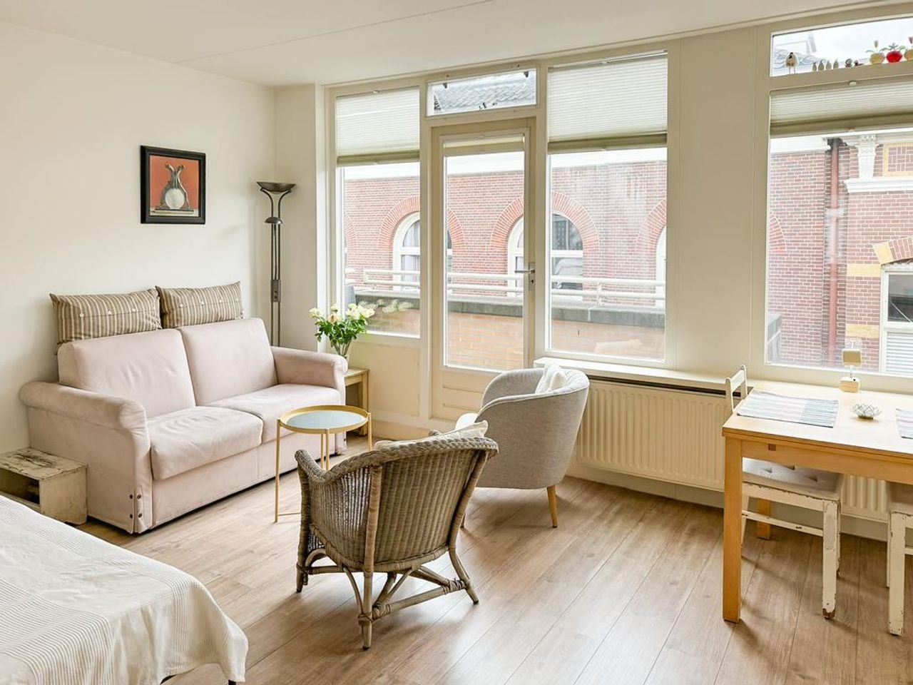 Zonnige studio in de Jordaan met twee balkons - Afbeelding 3