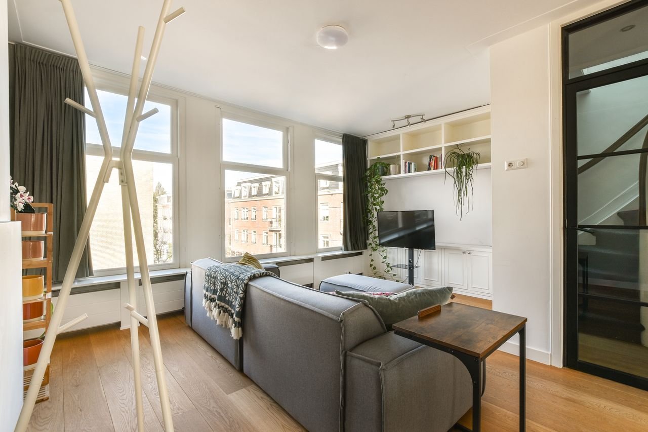 Licht dubbel bovenhuis (104m²) in De Pijp - Afbeelding 3