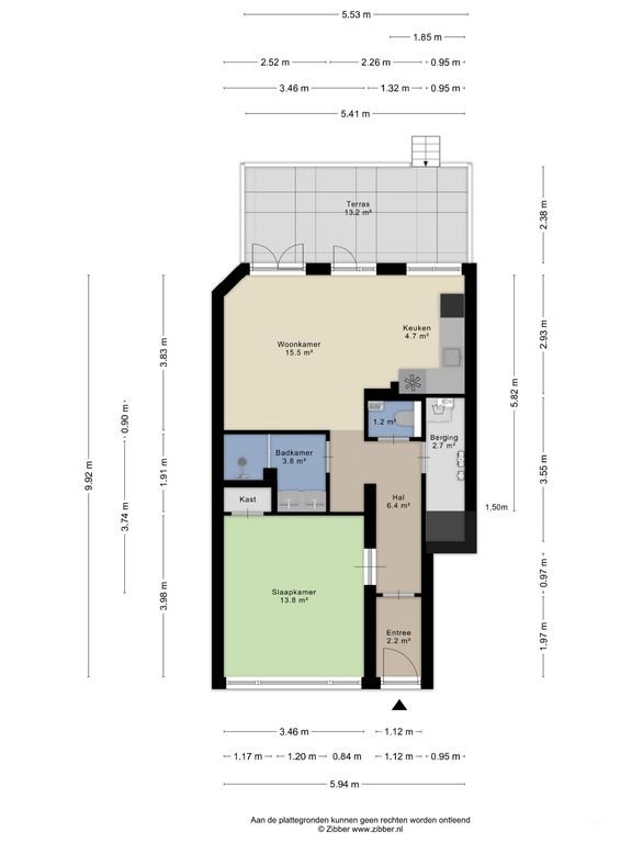 Benedenwoning met 50m² tuin - Afbeelding 14