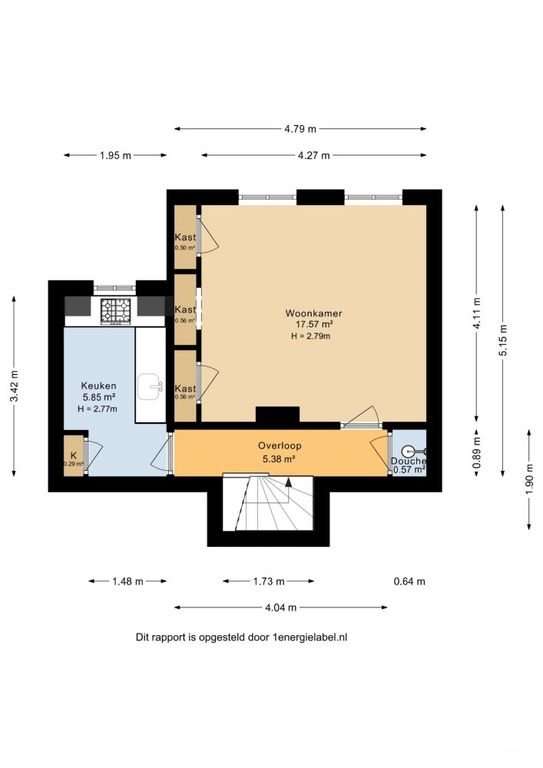 Spacious studio with garden in Veerallee - Image 9