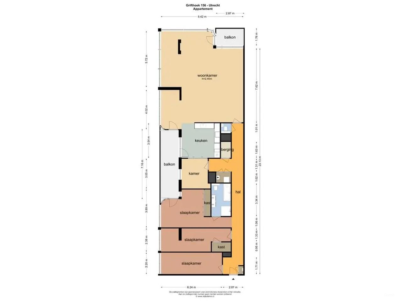 Riant appartement (187 m²) bij het Griftpark - Afbeelding 22
