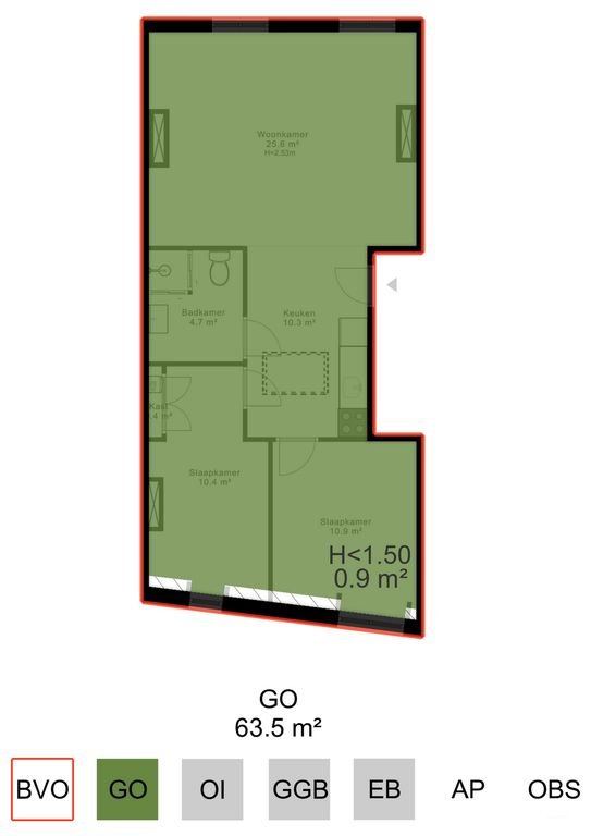 Fresh apartment on Nassaukade: sharing allowed - Image 31