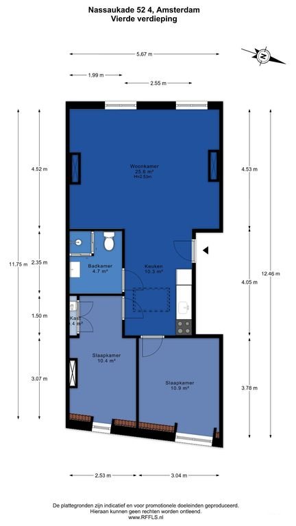 Fresh apartment on Nassaukade: sharing allowed - Image 29