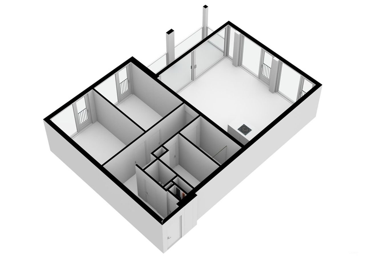 Bright 3-room apartment with balcony on Oostenburg - Image 38