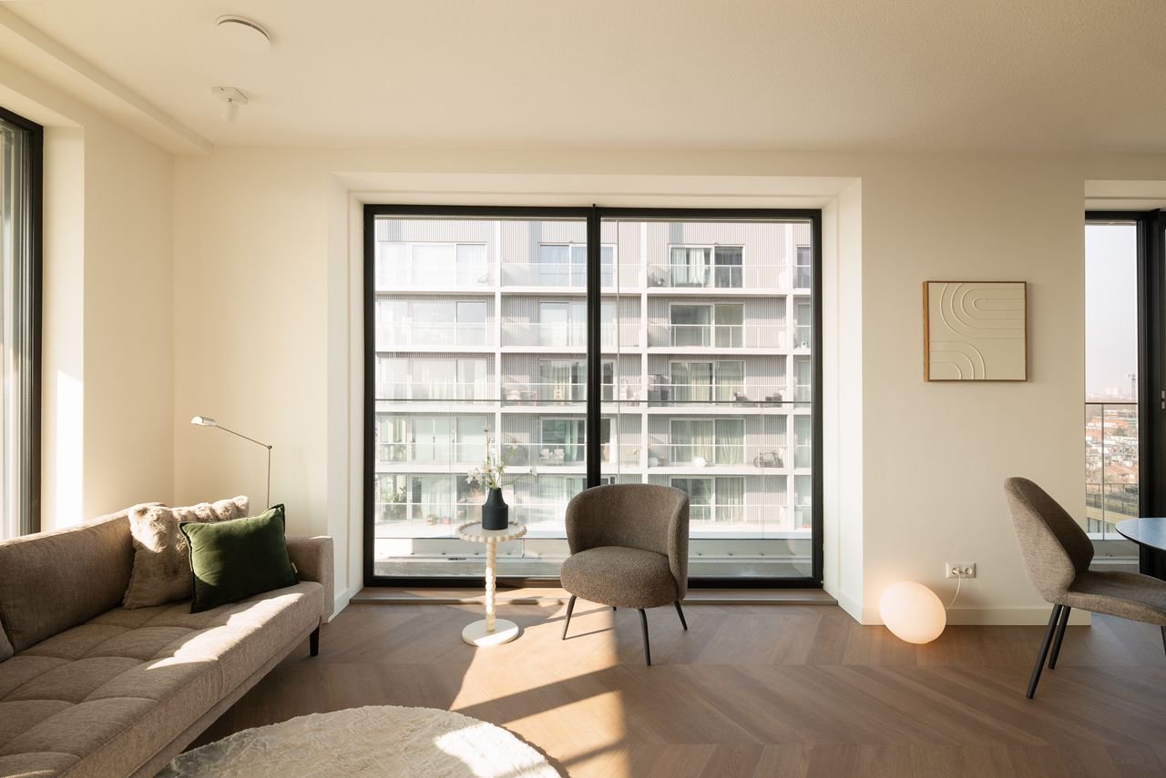 Appartement op 12 hoog met Amstel-view - Afbeelding 7