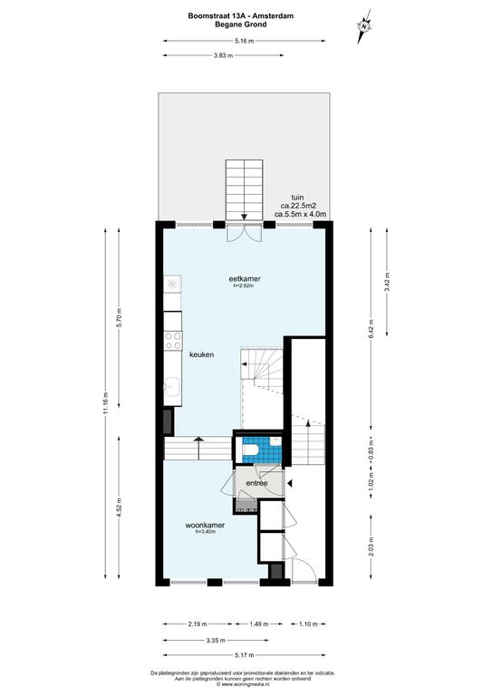 Dubbel woonappartement met tuin in de Jordaan - Afbeelding 20