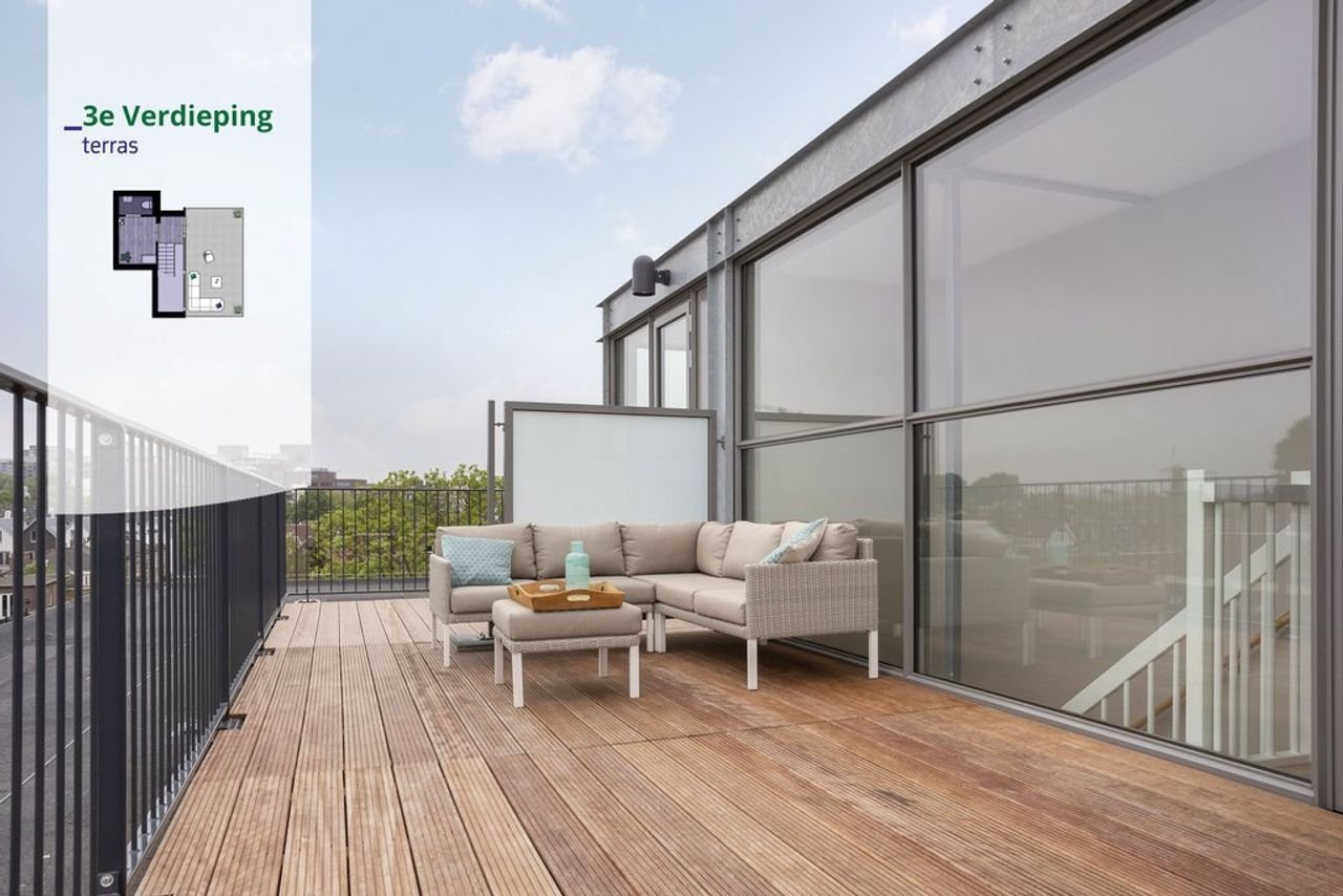 Industrial loft (131 m²) with roof terrace - Image 27