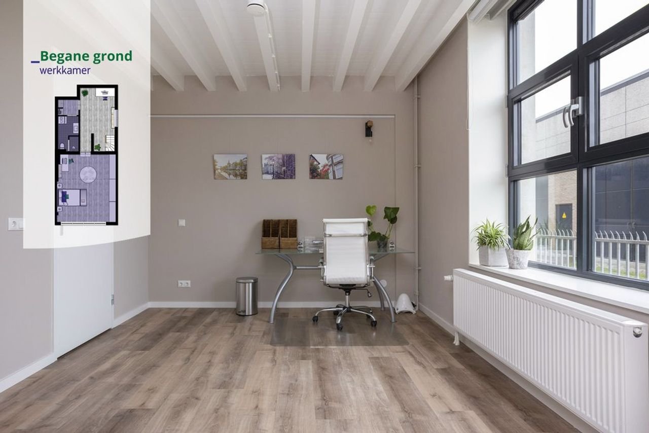 Industrial loft (131 m²) with roof terrace - Image 14