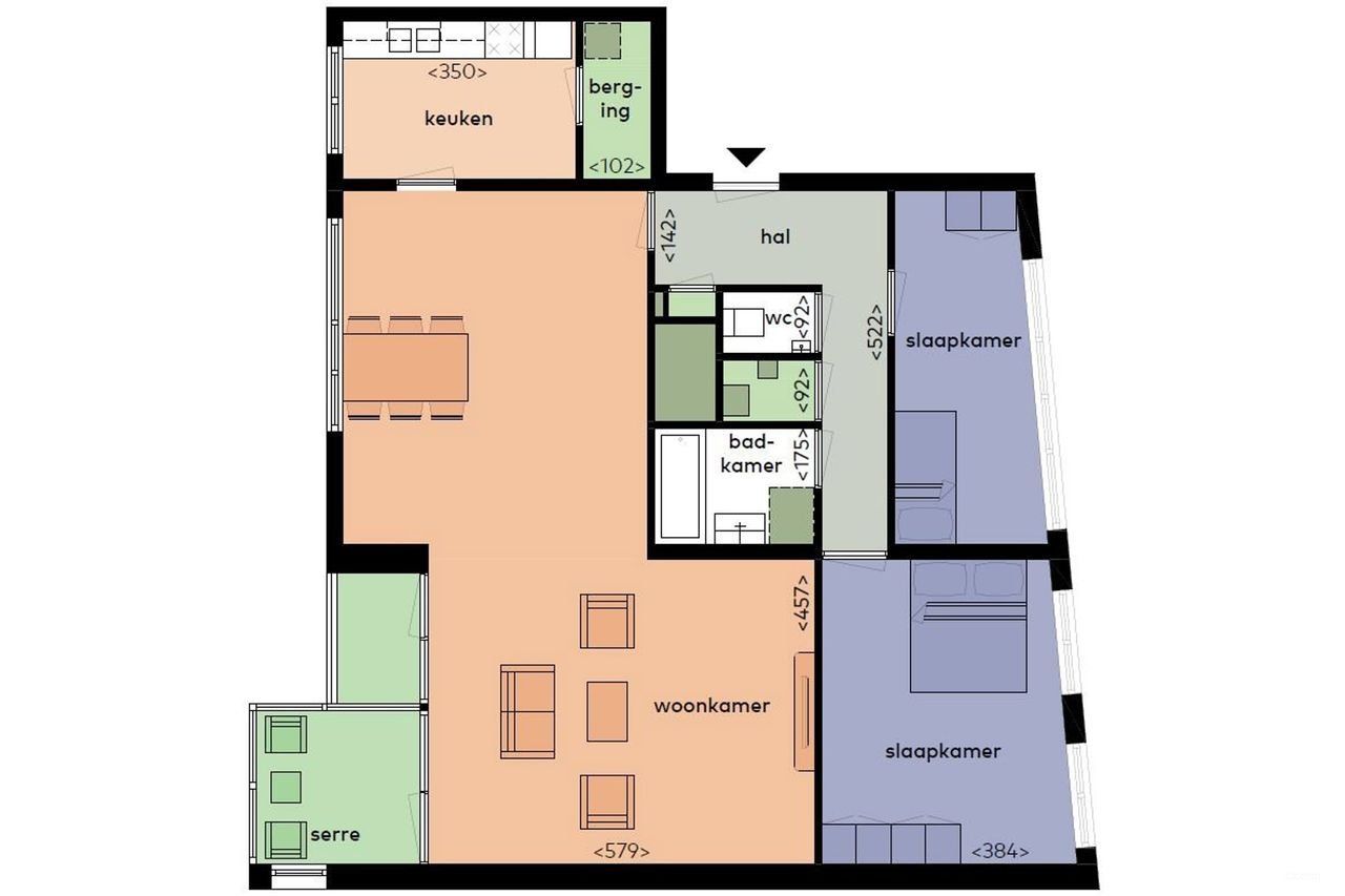 Royaal wonen (113m²) met balkon én serre - Afbeelding 25
