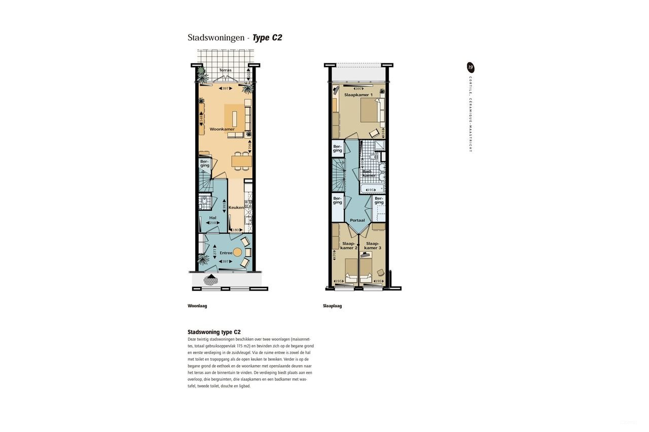 Ruime maisonnette in Wyck met terras - Afbeelding 22