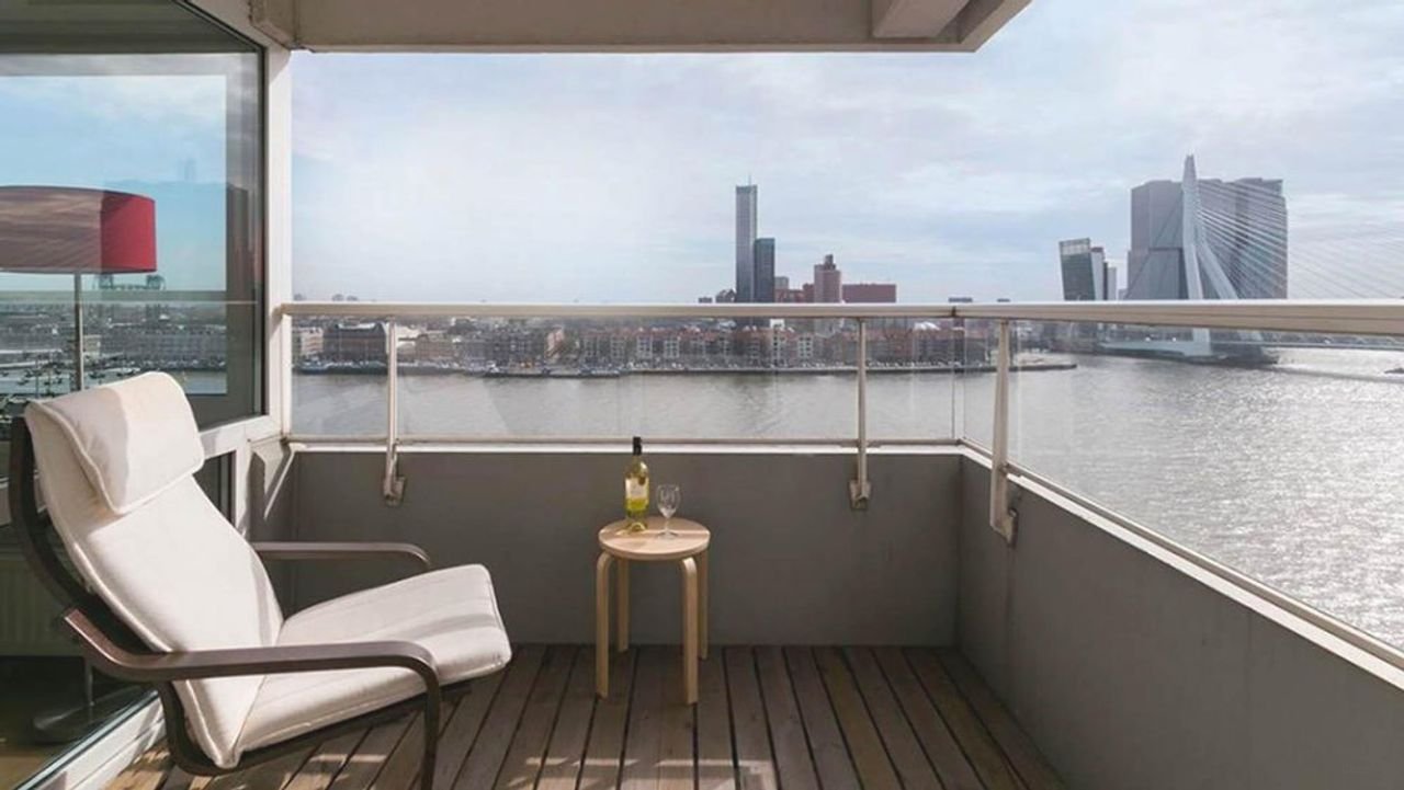 Gemeubileerd met zicht op de Erasmusbrug - Afbeelding 10