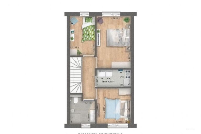 Nieuwe tussenwoning met A++++ label in Oosterwold - Afbeelding 15
