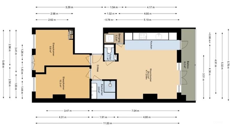Deelbaar appartement bij Oosterpark - Afbeelding 17