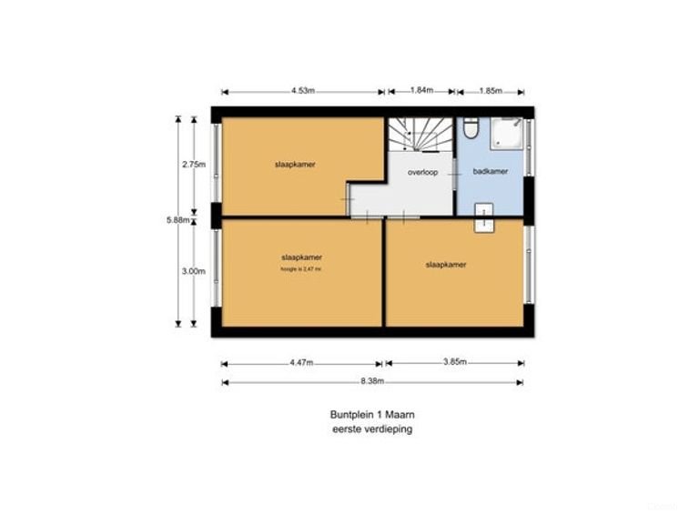 Hoekwoning met garage en grote tuin in Maarn - Afbeelding 35