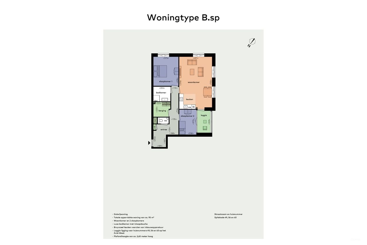 95m² apartment at Suytkade - Image 18