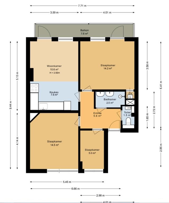 Renovated apartment for 3 sharers in the Rivierenbuurt - Image 17