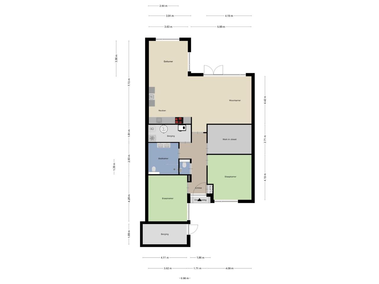 139 m² huis met tuin in Reeshof - Afbeelding 24