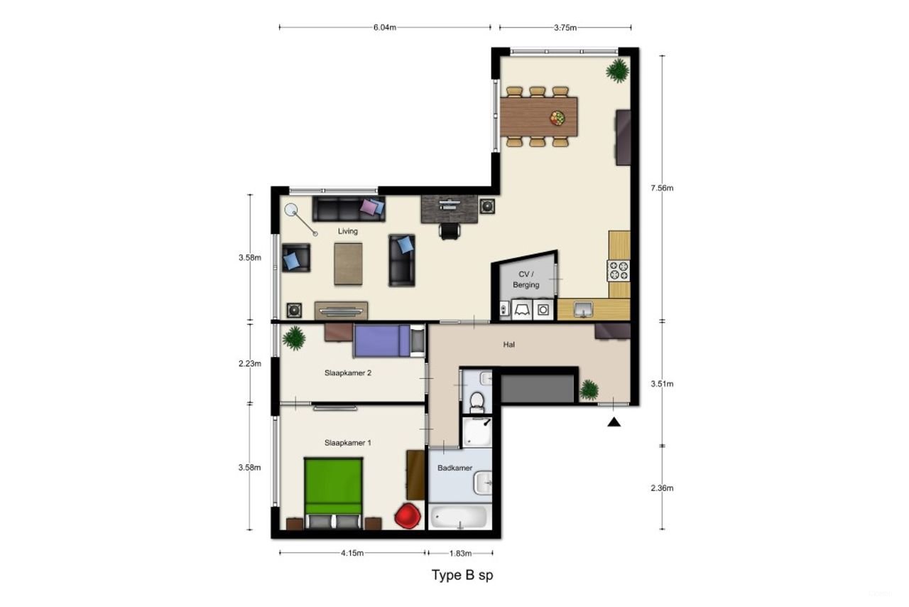 Furnished apartment on the 16th floor - Image 20