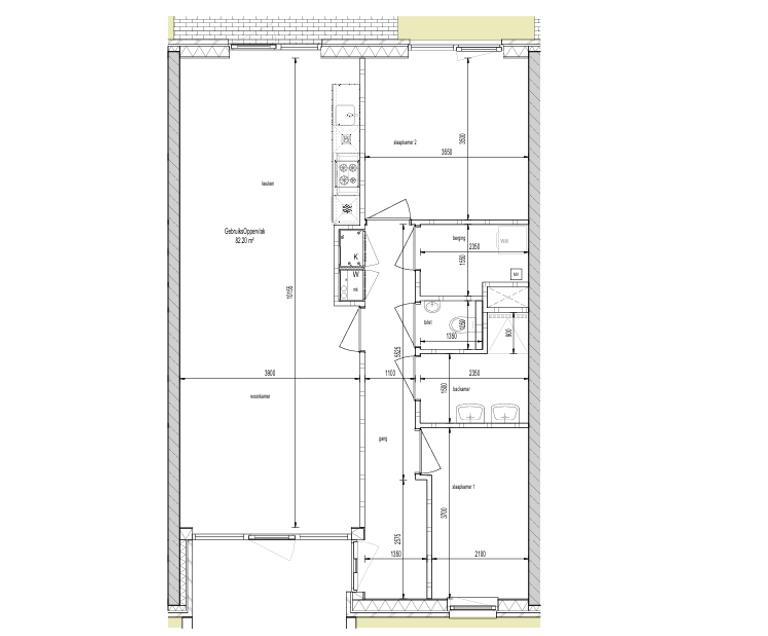 82 m², 2 bedrooms near Park Meerland - Image 12