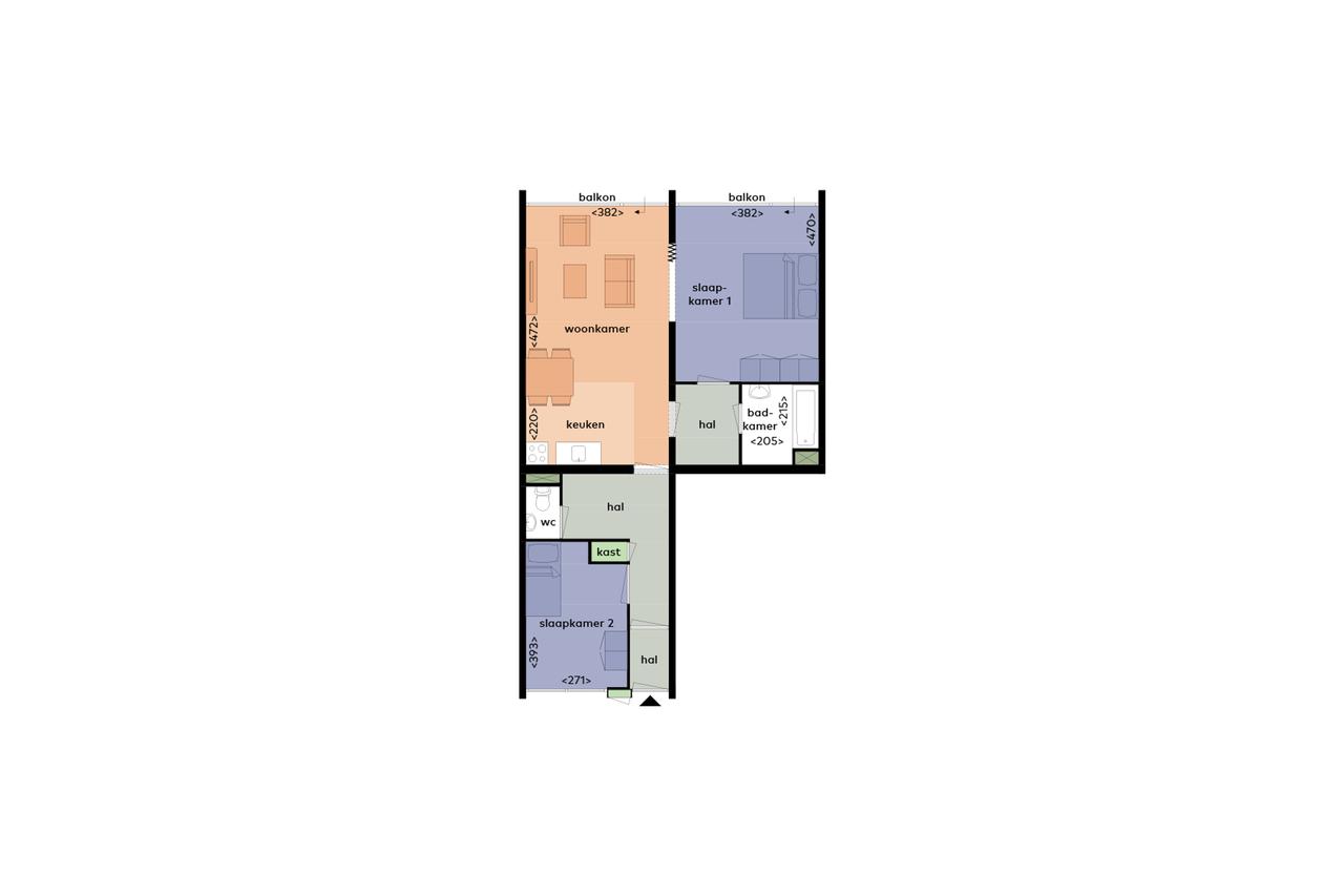 3-kamerappartement met balkon - Afbeelding 8