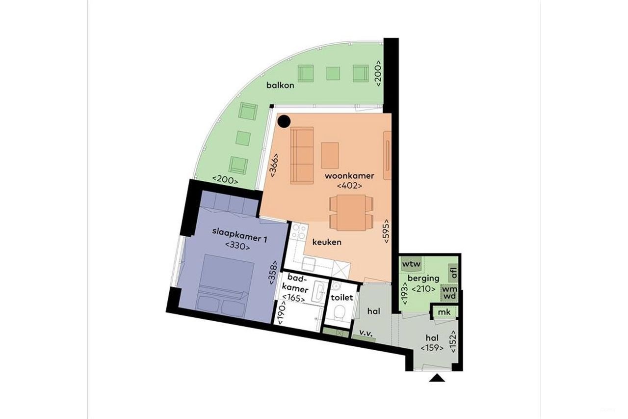 New 1-bedroom apartment in Waldeck - Image 2