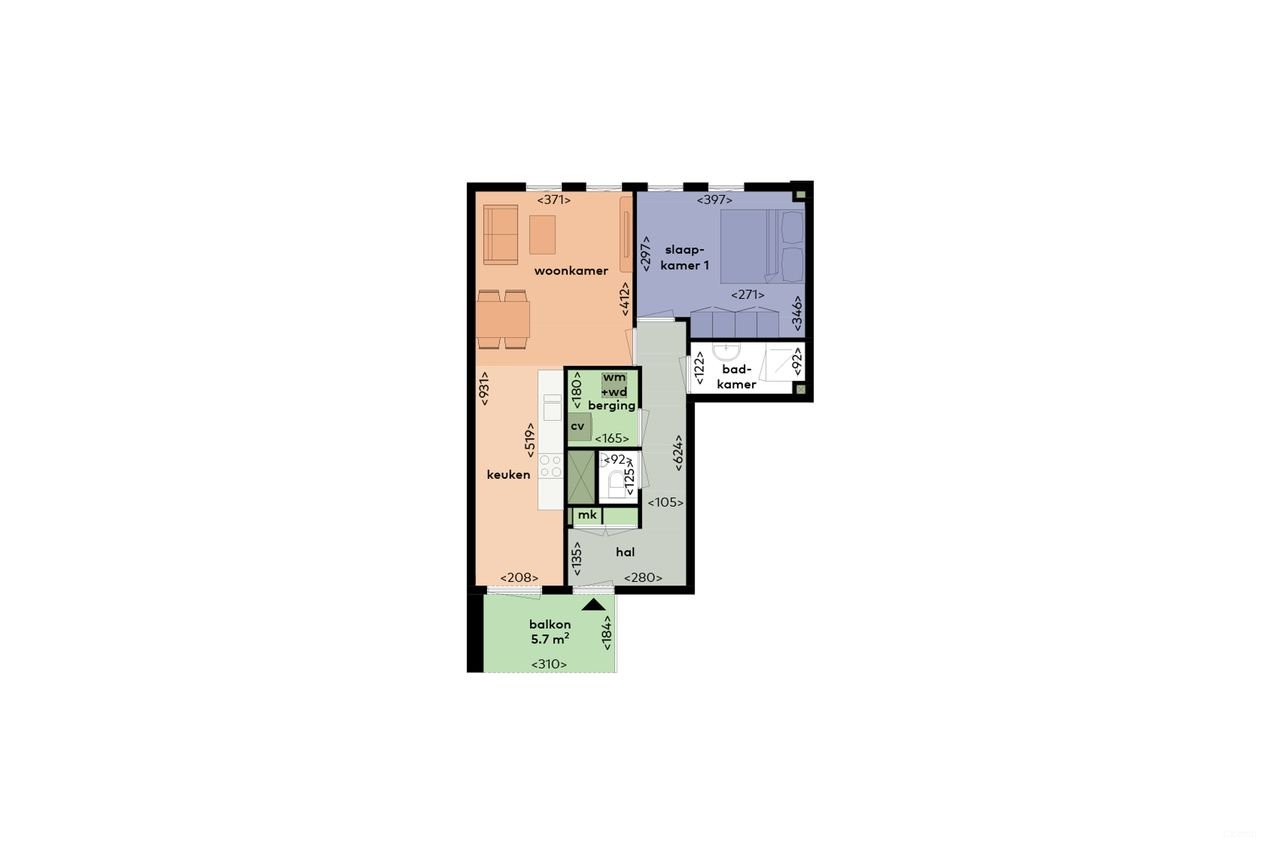 Modern 1-bedroom apartment Utrecht - Image 8